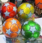 Мяч футбольный PVC размер 2 90г