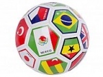 Мяч футбольный флаги 390г