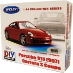 Сборная модель машинка металл 1:24 Porsche 911(997) Carrera S. Coupe