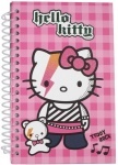 Блокнот картонная обложка, спираль Hello Kitty