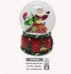 Сувенир снежный шар "Дед Мороз", музыкальный