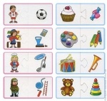 Міні гра 2в1 Знайди пару/Професии (укр.) ТМ Vladi Toys