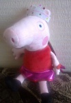 Свинка-принцесса "Пеппи", 40см