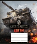 Тетрадь А5/12 косая WORLD OF TANKS атака