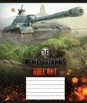 Тетрадь А5/12 косая WORLD OF TANKS атака