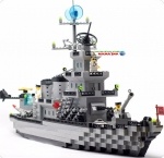 Конструктор "Военный корабль" ТМ Brick