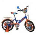 Велосипед детский PROF1 16" Racing, оранжево-синий