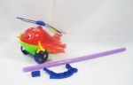 Каталка вертолет на палочке (цвет в ассортименте)