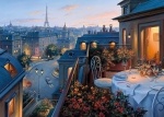 Картина по номерам "Вид на Париж"