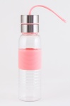 Бутылка для воды, розовая, 420мл
