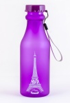 Бутылка для воды, розовая, 600мл