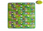 Детский двусторонний коврик "Солнечный день и Цветные циферки ", 200х180 см