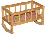 Кроватка-качалка деревянная Винни Пух