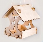 Набор для творчества "Деревянная кормушка для птиц с бабочками"