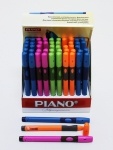 Ручка Piano для правши, синяя (блок)