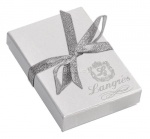Набор подарочный Langres "Elegance": ручка+ крючек для сумки белый
