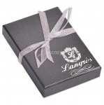 Набор подарочный Langres "Elegance": ручка + крючек для сумки черный
