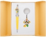 Набор подарочный Langres "Goldfish": ручка шариковая+ брелок желтый