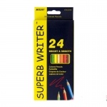 Карандаши цветные 4100-24СВ "Superb Writer" 24 цвета