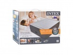 Интекс: Надувная двуспальная велюровая кровать