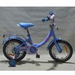 Велосипед детский PROF1 14" Princess, голубой