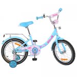 Велосипед детский PROF1 14" Princess, голубой