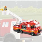 Конструктор Слубан пожарная машина с  выдвижной  лестницей