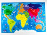 Карта - пазл "Мандруємо Світом+книжка"