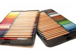 Карандаши RENOIR цветные акварельные с кистью в металлическом пенале 48 цветов