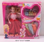 Кукла типа "Барби", с платьями