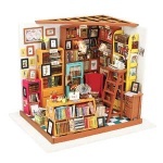 Конструктор миниатюрная модель деревянная "Библиотека"