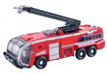 Игрушечный трансформер робот+дракон Fire Warrior - Пожарная машина