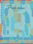 Тетрадь в клетку А4/144 Paint stains, blue