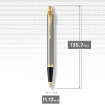 Шариковая ручка Parker IM 17 Brushed Metal