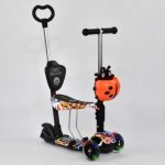 Самокат 5 в 1 Best Scooter, АБСТРАКЦИЯ, с корзиной