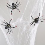 Набор из 3 пластиковых пауков для декора