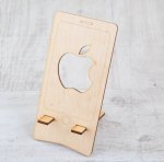 Фигура из фанеры "Подставка под телефон "Apple"