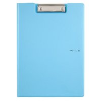 Папка-планшет с металлическим клипом Axent Pastelini, голубой