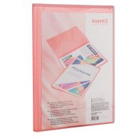 Папка с файлами А4/20 "Axent", розовая