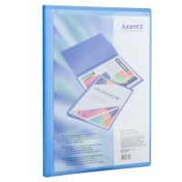 Папка с файлами А4/20 "Axent", синяя