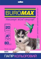 Бумага "BuroMAX" А4, Neon+Pastel