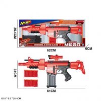 Автомат NERF с присосками