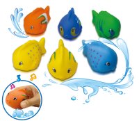 Игрушки для ванной  "Цветные рыбки"