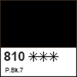 Краска акриловая ДЕКОЛА черная, матовая, 50мл, арт. 14328810