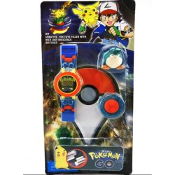 Часы-конструктор "Pokemon GO" с фигуркой