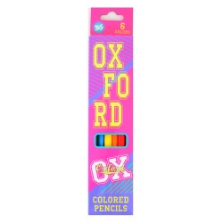 Карандаши 6 цветов "Oxford"