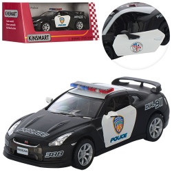 Машинка коллекционная полиция 2009 Nissan GT-R R3
