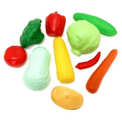 Набор овощей пластиковх, (9 предметов)