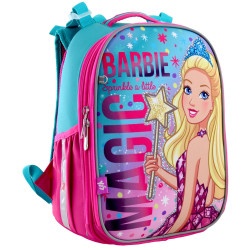 Рюкзак школьный, каркасный H-25 "Barbie"