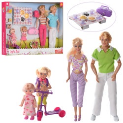 Набор кукол "Семья на пикнике"
